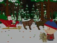 Санта и лесные зверята